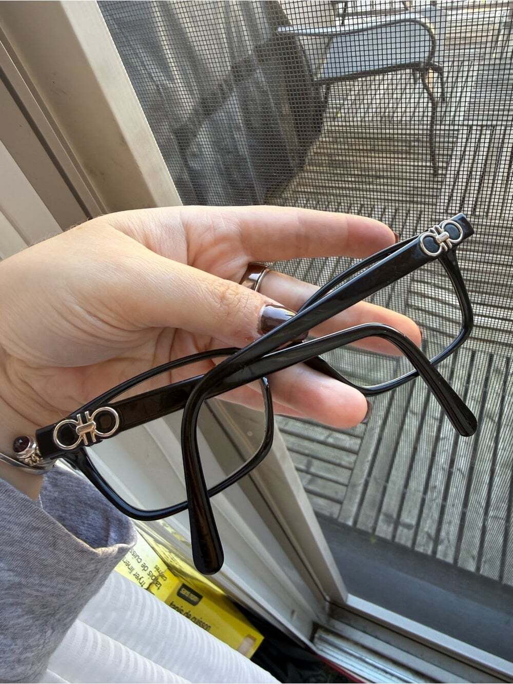 Salvatore Ferragamo Glossy Black Rectangular Eyeglasses SF2935 001 54 16 140 - Picture 2 of 7